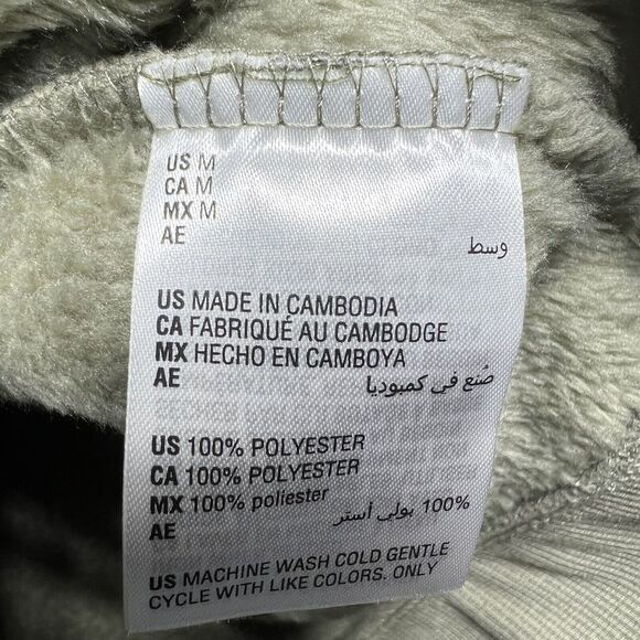 INC INTERNATIONAL CONCEPTS GREEN TEA FLEECE MEN’S MEDIUM HOODIE SWEATER NWT - Picture 7 of 8